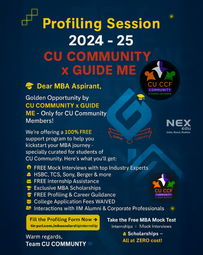 100% Free MBA & College Admission Support | Register Now