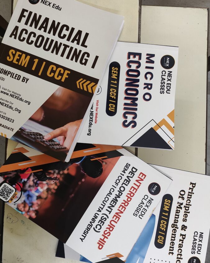 Sem 1 CCF BCom Hard Copy Notes | Calcutta University