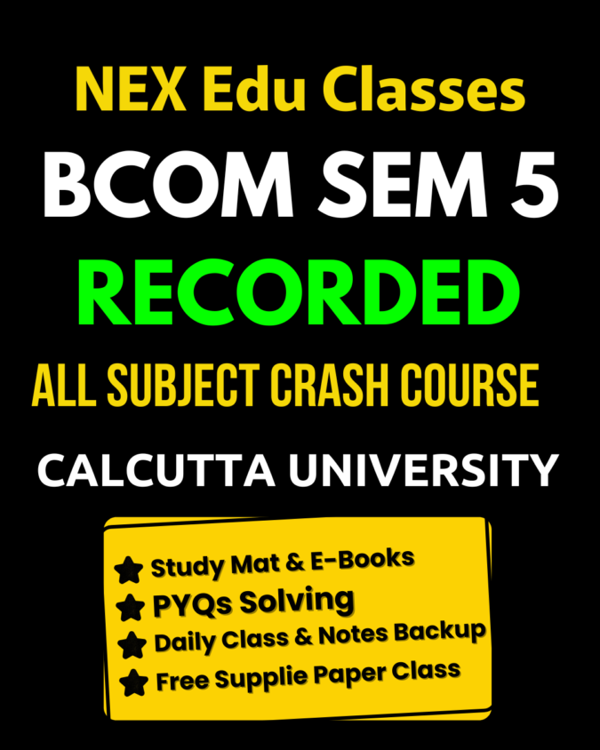 Sem 5 BCom CCF Crash Course Recorded