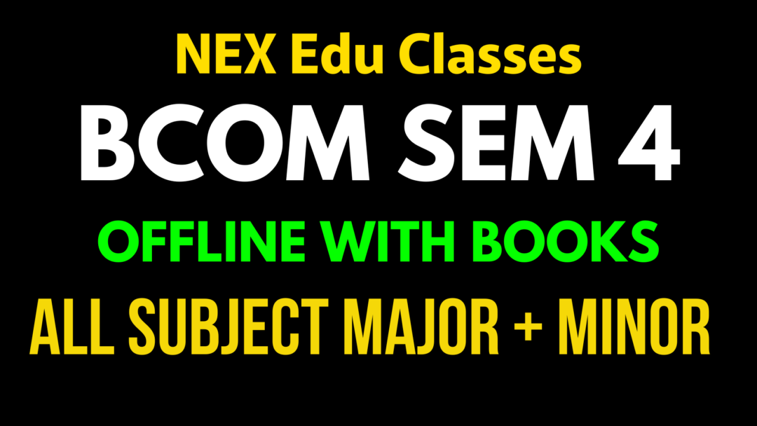 Sem 4 BCom CCF Offline | Calcutta University
