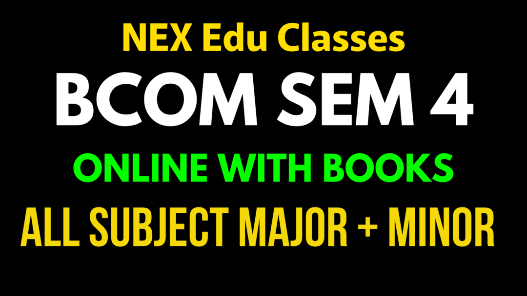 Sem 4 BCom CCF Online | Calcutta University